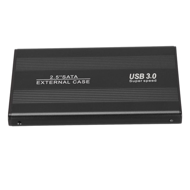 USB3.0 HDD Enclosure, Port Easy To Use Lightweight 5Gbps External Mobile Enclosure for Office Black,Silver,Blue