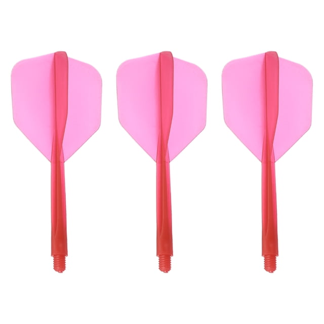 Unique Bargains Vols à Fléchettes Intégrés, Ensemble de 3 Fléchettes Durables, Rouge