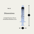 thumbnail image 2 of Elimedical Veterinary Syringe Without Needle, Luer Lock 6cc 100pcs/box 05LT, 2 of 7