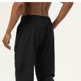thumbnail image 4 of LYMAYTER Men's Quick-Dry Gym Pants Breathable Workout Training Lightweight Moisture-Wicking Activewear, 4 of 10