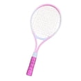 thumbnail image 1 of ZLight Tennis Racket Nonslip Grip High Strength Strings Nylon for Park Beach Garden Pink Pink, 1 of 4