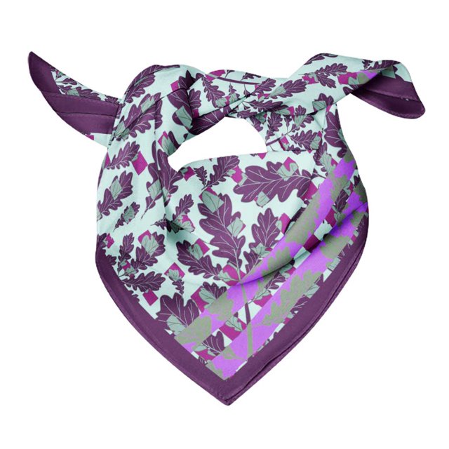 Bimba Womens Rectangular Printed Cotton Voile Scarf Neck Head Wrap-40 x 40 Inches