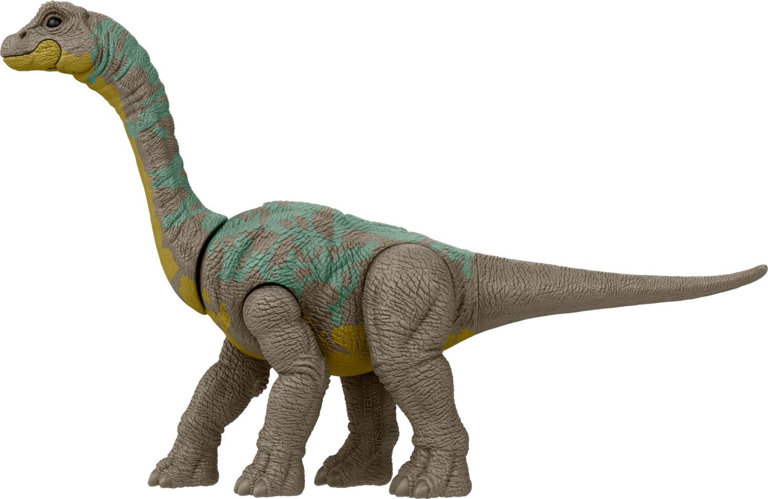 Jurassic World Danger Pack Apatosaurus Action Figure Toy, Posable with Physical & Digital Play
