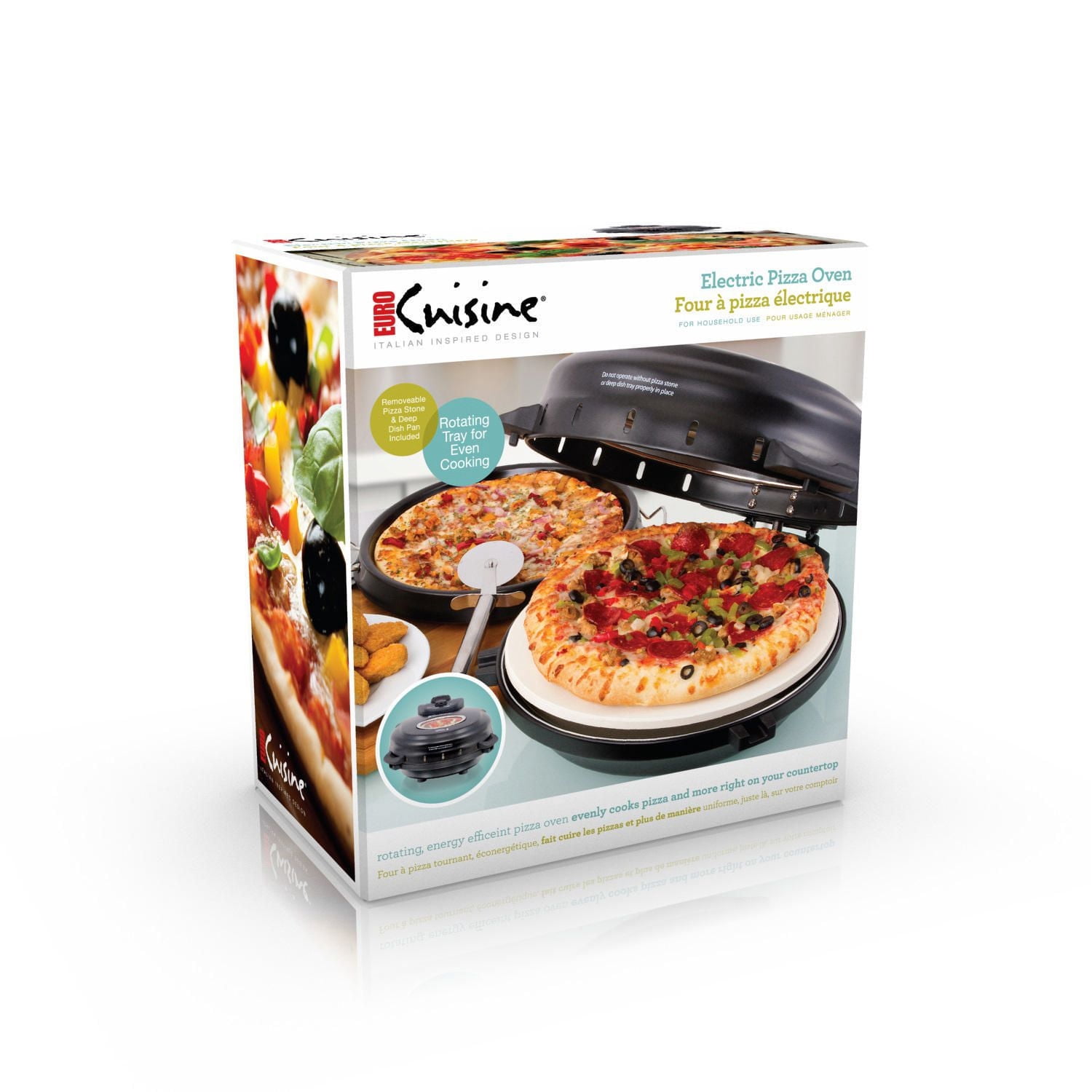 Four à pizza électrique, PM600, d'Euro Cuisine
