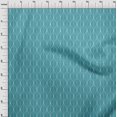 thumbnail image 4 of oneOone Georgette Viscose Dusty Teal Green Fabric Geometric Ogee Sewing Material Print Fabric by The Yard 42 Inch Wide, 4 of 4