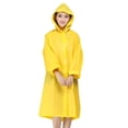 thumbnail image 2 of Meitianfacai Ponchos de Pluie Réutilisables pour Adultes, Imperméables Légers avec Capuchon et Cordon de Serrage, Imperméable d'Extérieur pour Femmes et Hommes, 2 of 3