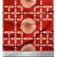 thumbnail image 1 of Soimoi Georgette Viscose Fabric Artistic Flower & Arrow African Decor Fabric Printed Yard 42 Inch Wide, 1 of 1
