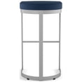 thumbnail image 4 of Amisco Lester Tabouret de Bar 30 Po - Polyuréthane Bleu / Métal Gris Argent, 4 of 9