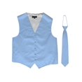 thumbnail image 1 of Omega Button Vest + Matching Tie - Baby Blue - Large, 1 of 1