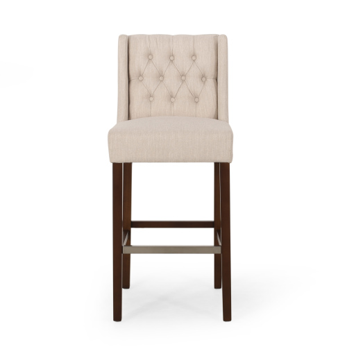 Tabourets de bar Noble House, hauteur 76 cm (lot de 2), siège en tissu haute densité
