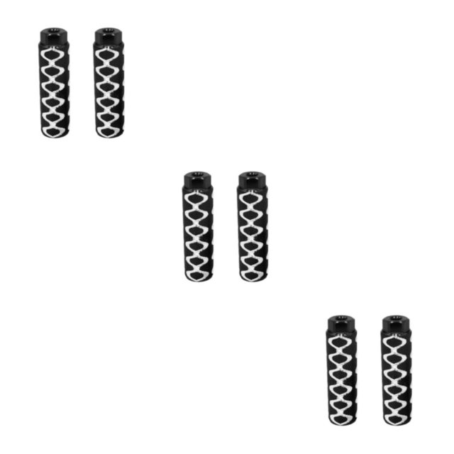 Baohd 2x Precise Fit And Corrosion-resistant Bike Pegs For Long-lasting Usage black 3Set
