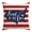 C#11026, variant on Independence Day Throw Pillow Cover | Patriotic Pillowcase for Sofa or Bed | Decorative Cushion Cover for Home, Camping & Outdoor Decor | 1 Pack Linen-Blend Pillow Sham