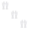 thumbnail image 3 of Decodeary 1Pair Female Mannequin Hand Multifunctional for Ring Finger Props Photograph White Height 8.46 Inch 3Set, 3 of 6