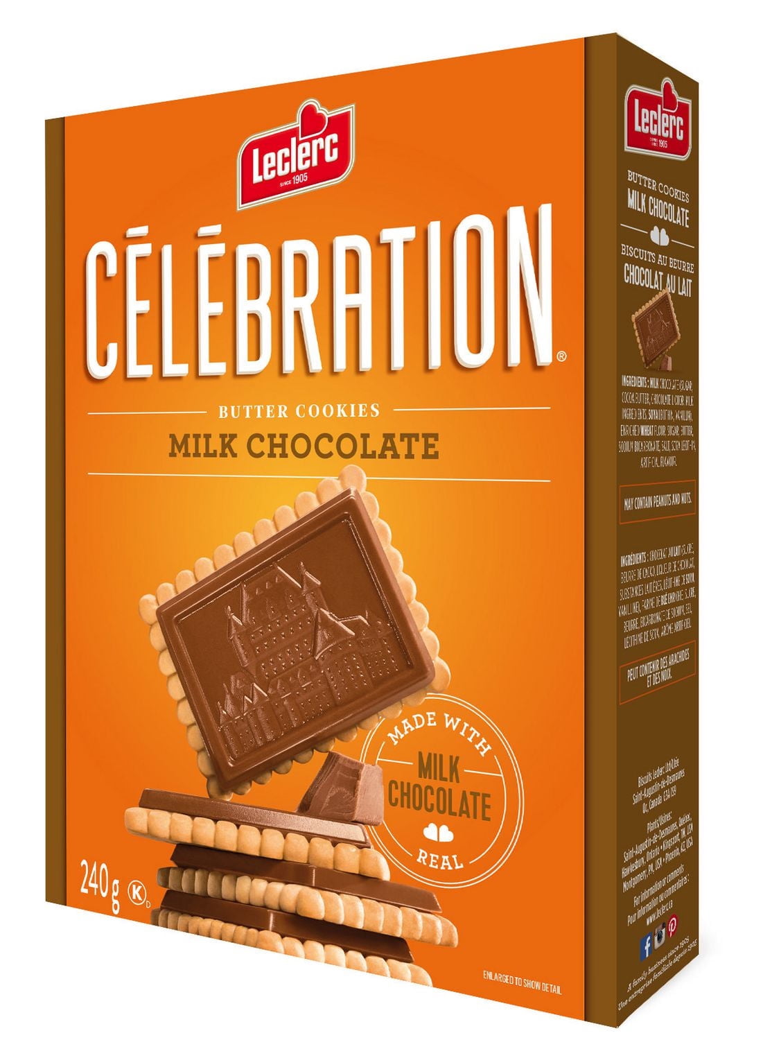 Celebration Milk Chocolate Top Butter Cookies