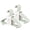 Moucheté Vert, variante sur 3 Sprouts Cintres pour Vêtements de Bébé en Plastique à Base de Paille de Blé - Lot de 30 - Assortis Mouchetés - Crème, Gris, Brun