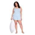 thumbnail image 2 of George Women's Plus Two Piece Pajama Set, 2 of 6