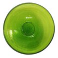 thumbnail image 3 of Achla Designs 14 In Crackle Glass Bowl Birdbath Decoration w/ Stand, Green, 3 of 7