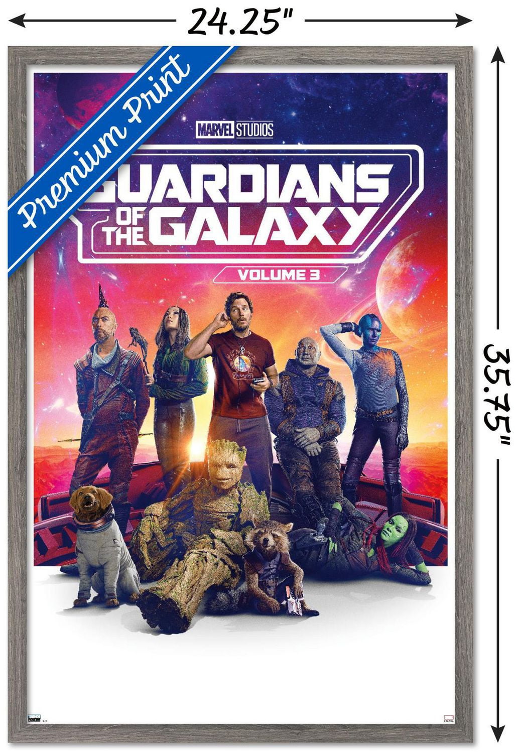 Marvel Guardians of the Galaxy Vol 3 - One Sheet Wall Poster