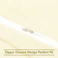 thumbnail image 4 of Unique Bargains 1800 Microfiber Zippered Pillowcases 2pcs, 4 of 11