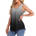 thumbnail image 3 of UPPADA Camisoles d'Été pour Femmes à Imprimé Floral, Col Ras du Cou, Sans Manches, Chemises Décontractées à Ourlet Fluide, Jolis T-Shirts, Chemises Coupe Ample, Hauts Confortables Multicolores, 3TG, 3 of 7