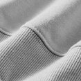 thumbnail image 5 of Milgrthf Unisexe Garçons Filles Chandails d'Automne Sport Décontracté Manches Longues Fermeture Éclair Complète Mignon Col Ras du Cou Basique Couleur Unie Chandails à Capuchon Chandail avec Poche Gris 11-12 Ans, 5 of 5
