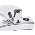 thumbnail image 2 of Krator Custom Chrome Moto 1" Guidon 4.5" Risers Compatible avec Harley Davidson XL 883 Hugger Sportter, 2 of 3