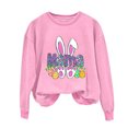 thumbnail image 2 of EGNMCR Easter T-Shirts Imprimés pour Femmes T-Shirts Graphiques pour Femmes Chemises pour Femmes T-Shirts à Col Rond pour Femmes Haut à Manches Longues Imprimé Easter Chandails T-Shirts pour Femmes, 2 of 4