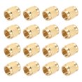 thumbnail image 1 of Unique Bargains Écrou de Tube en Laiton Insert de Compression Écrous Hydrauliques M8 x 4mm 16 Pcs, 1 of 4