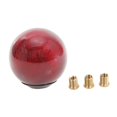 thumbnail image 1 of funtasica Auto Gear Shifter Knob Round Ball Car Modified for Automobile Truck Bus Red, 1 of 9