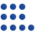 thumbnail image 3 of maskred 10 Pieces EVA Foam Golf Swing Training Exercises Balls Practice Blue 42mm 1Set, 3 of 6