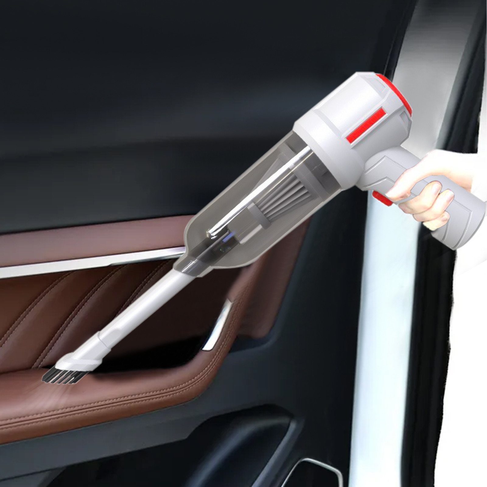 PEONAVET cordless vacuum cleaner Portable Handheld Car Vacuum Cleaner Wireless Vacuum Cleaner Wet and Dry Handheld Vacuum Cleaner Household Goods Dirt Cleaner