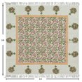 thumbnail image 4 of Casavani Hand Block Printed Cotton Green Area Rugs 4'x20' Runner Area Rugs for Hallway & Stairs, 4 of 7