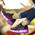 thumbnail image 3 of Nouvelles Chaussures de Patin à Roulettes pour Enfants 2023 à Chargement USB, Chaussures Lumineuses à Roulettes, Espadrilles à Roues Rechargeables pour Filles, Garçons, Enfants, 3 of 5