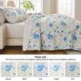 thumbnail image 3 of Hitime Luxury Printed Quilt Set Twin Size, Lightweight Comforter Set, Oversized Bedspread Coverlet Quilted Bedding Set, with 2 Matching Pillowcases, for All Season, 3 of 8