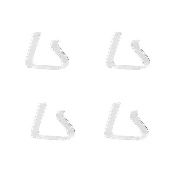 WWXYG Boucle Non Fixe pour Nappe d'Angle de Table Domestique, Boucle de Fixation pour Nappe, Petite Sangle à Deux Trous, Support en U, Ensemble de 2 Pinces pour Menuiserie
