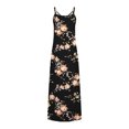 thumbnail image 5 of CEHVOM Robes d'Été pour Femmes Décontractées Boho Imprimées à Bretelles Anneau Plage Longue Robe Maxi avec Poches, 5 of 5