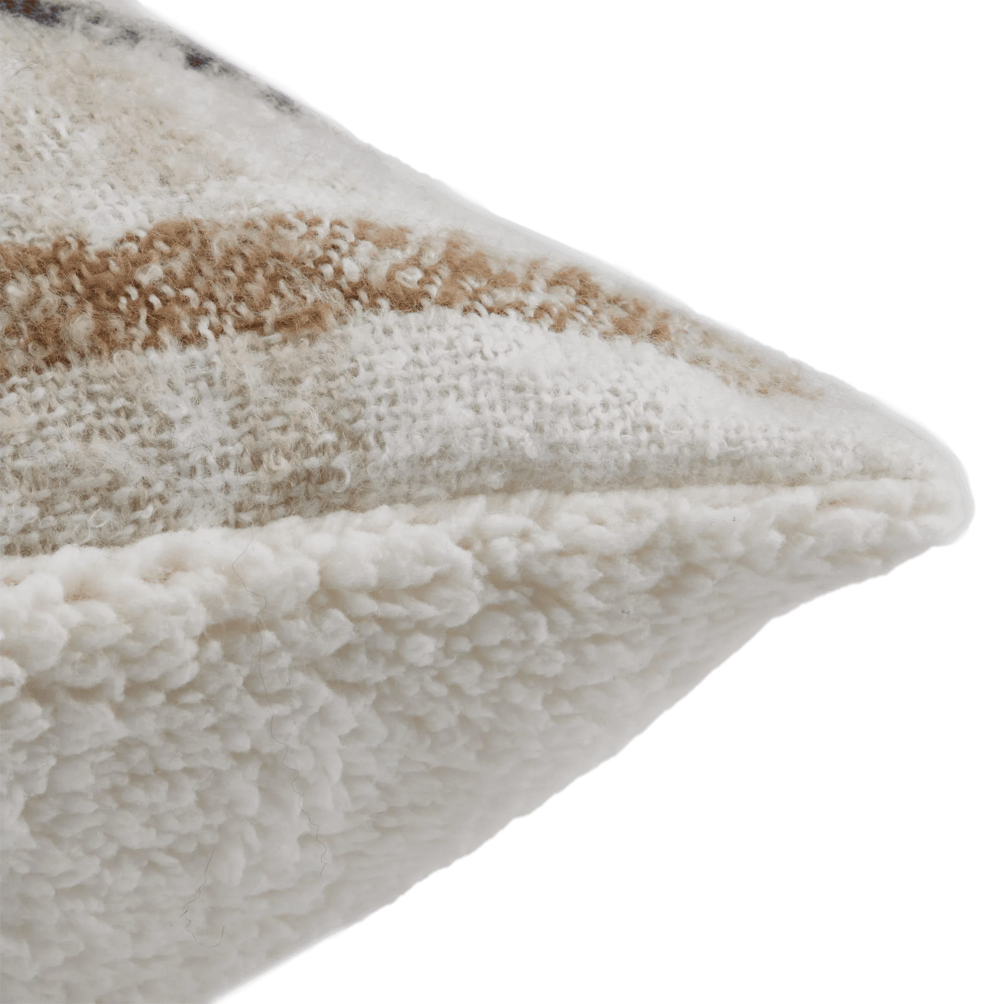 Coussin décoratif beige Bouclair Elsy 19x19 po