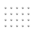 thumbnail image 1 of Uxcell Roulements en Acier Inoxydable 420 à Billes G100 Précision 1/16 Pouces, 1 of 4