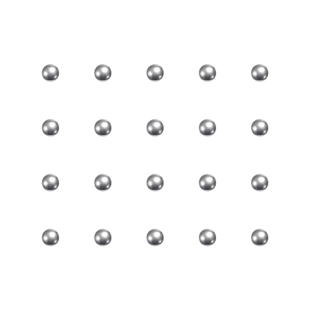 Uxcell Roulements en Acier Inoxydable 420 à Billes G100 Précision 1/16 Pouces