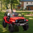 thumbnail image 1 of Royalbelle Red 24v Ride on Car for Ages 3-8, 2-Seater UTV Truck with Remote, 1 of 7