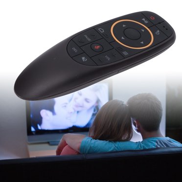 Fyydes Souris Gyroscope Intégrée Plug And Play Design Ergonomique Contrôle Précis Télécommande Souris pour TV Ordinateur, Télécommande Vocale, Télécommande Souris