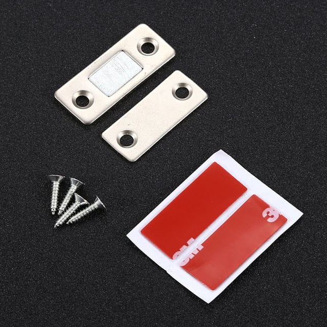 Luckyn Sans Trou Invisible Aimant Porte Armoire d'Aspiration Fort Aimant Attracteur Argent