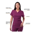 thumbnail image 3 of Adar Uniforms Women's Scrub Set - Enhanced V-Neck Top/Multi Pocket Pants, 3 of 7