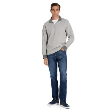 Pull à manches longues Van Heusen à fermeture éclair 1/4