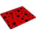 thumbnail image 2 of Ladybug Custom Mouse Pad Red Black Dot Pattern Background (9.5" x 7.9"), Personality Designs for Gaming, Adorable and Unique for Desk Decor, 2 of 5