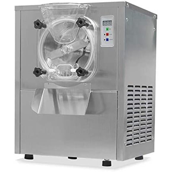 Kolice Commercial Gelato Hard Ice Cream Machine,Italian Water Ice Machine, Tabletop,Batch Freezer-4 gal /H