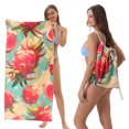 thumbnail image 1 of Foldable Beach Towel Printed Bath Towel All-in-one Beach Towel All-in-one Bag For Storage, 1 of 5