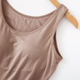 thumbnail image 4 of B91xZ Camisole Camisole pour Femmes Bretelles Spaghetti Réglables Kaki S, 4 of 4