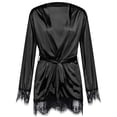 thumbnail image 4 of LSLJS Robes Lingerie Ensembles pour Femmes, Femme Robe en Soie et Dentelle Robe de Nuit Tenue de Sommeil Nuisette Ensemble de Pyjama, 4 of 6