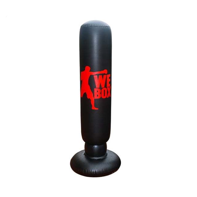 ERK 1 Pcs Gonflable de Frappe pour Adultes et Enfants avec Base de Support Robuste Entraînement pour Mise en Forme Boxe MMA